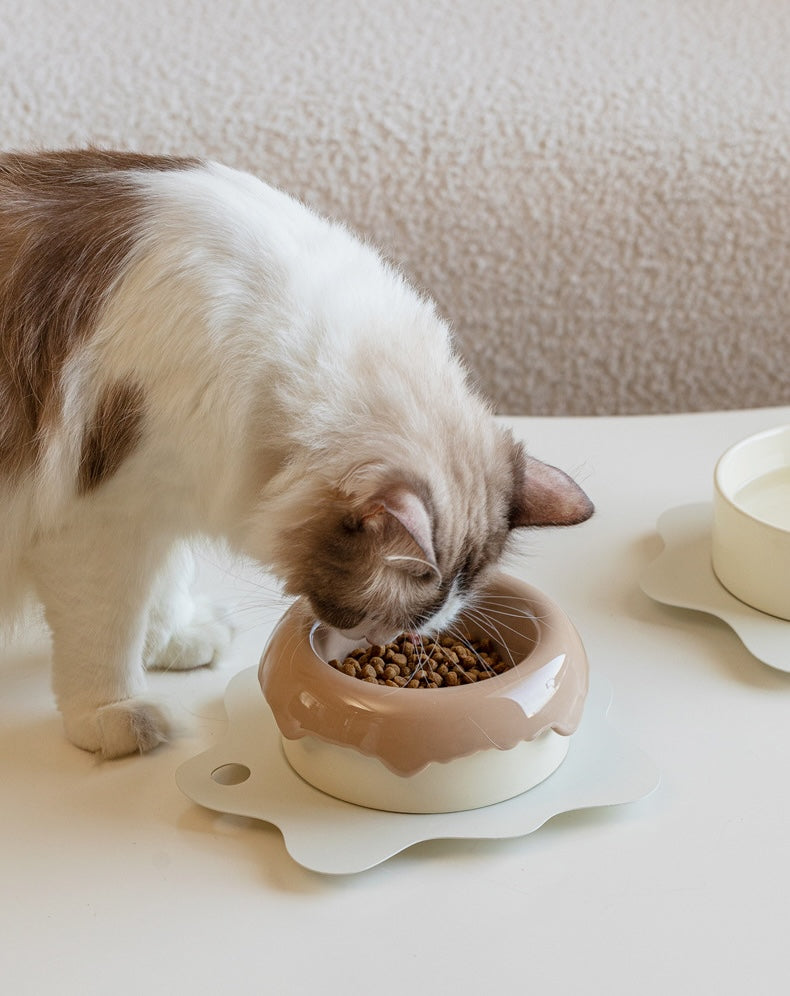 Donut Design 3-piece Modular Pet Bowl Set