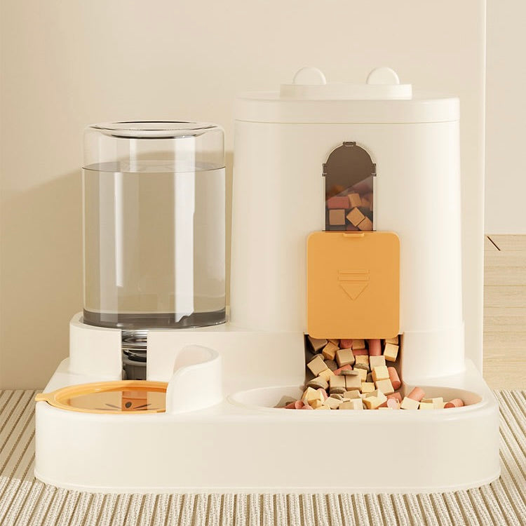 Automatic Pet Feeder & Water Dispenser (Non-Electric) | Gravity Food & Water Station