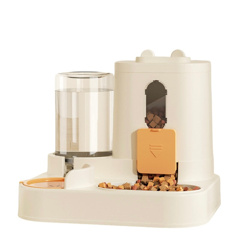 Automatic Pet Feeder & Water Dispenser (Non-Electric) | Gravity Food & Water Station