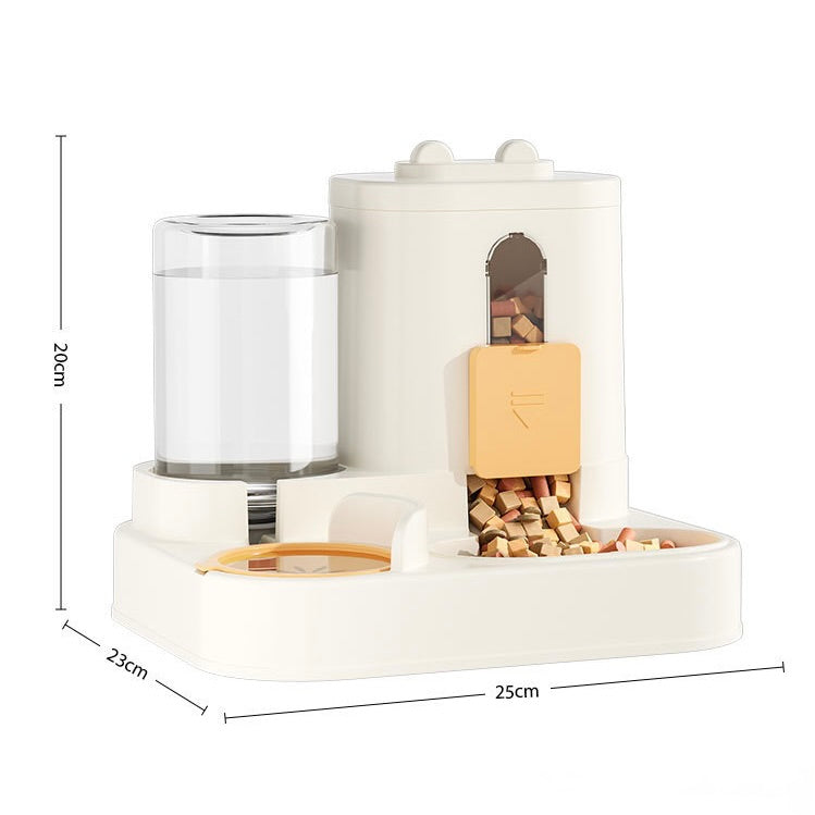 Automatic Pet Feeder & Water Dispenser (Non-Electric) | Gravity Food & Water Station