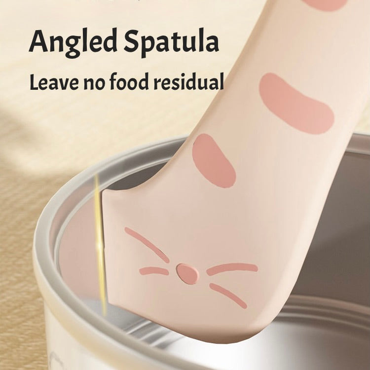 Silicone Pet Food Spoon + Can Cover Set