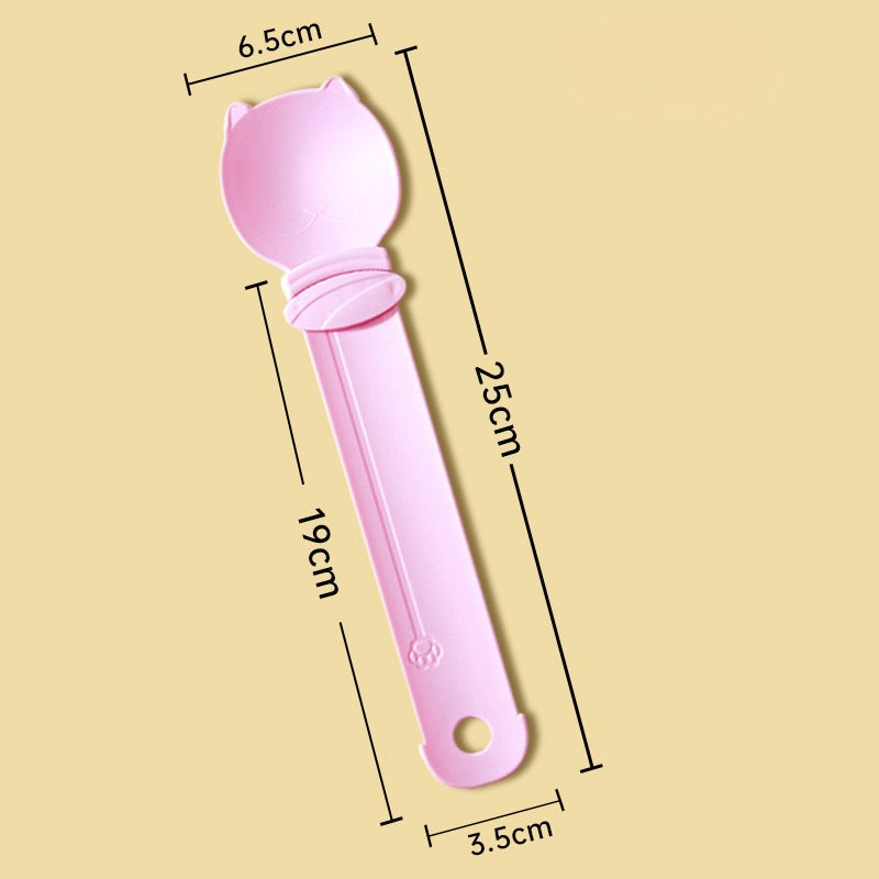 Cat Treat Spoon & Squeeze Feeder