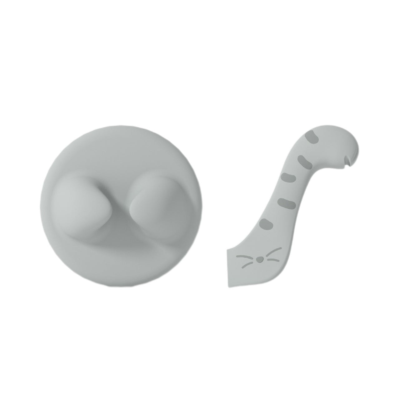 Silicone Pet Food Spoon + Can Cover Set