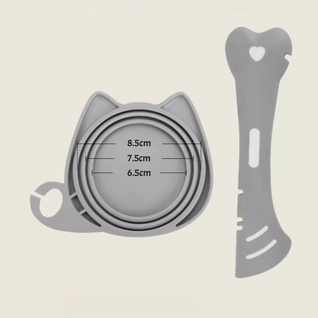 Pet Can Cover & Spoon Set