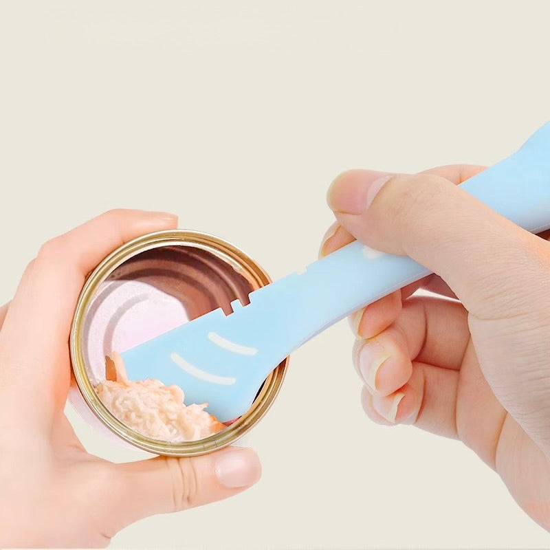 Pet Can Cover & Spoon Set