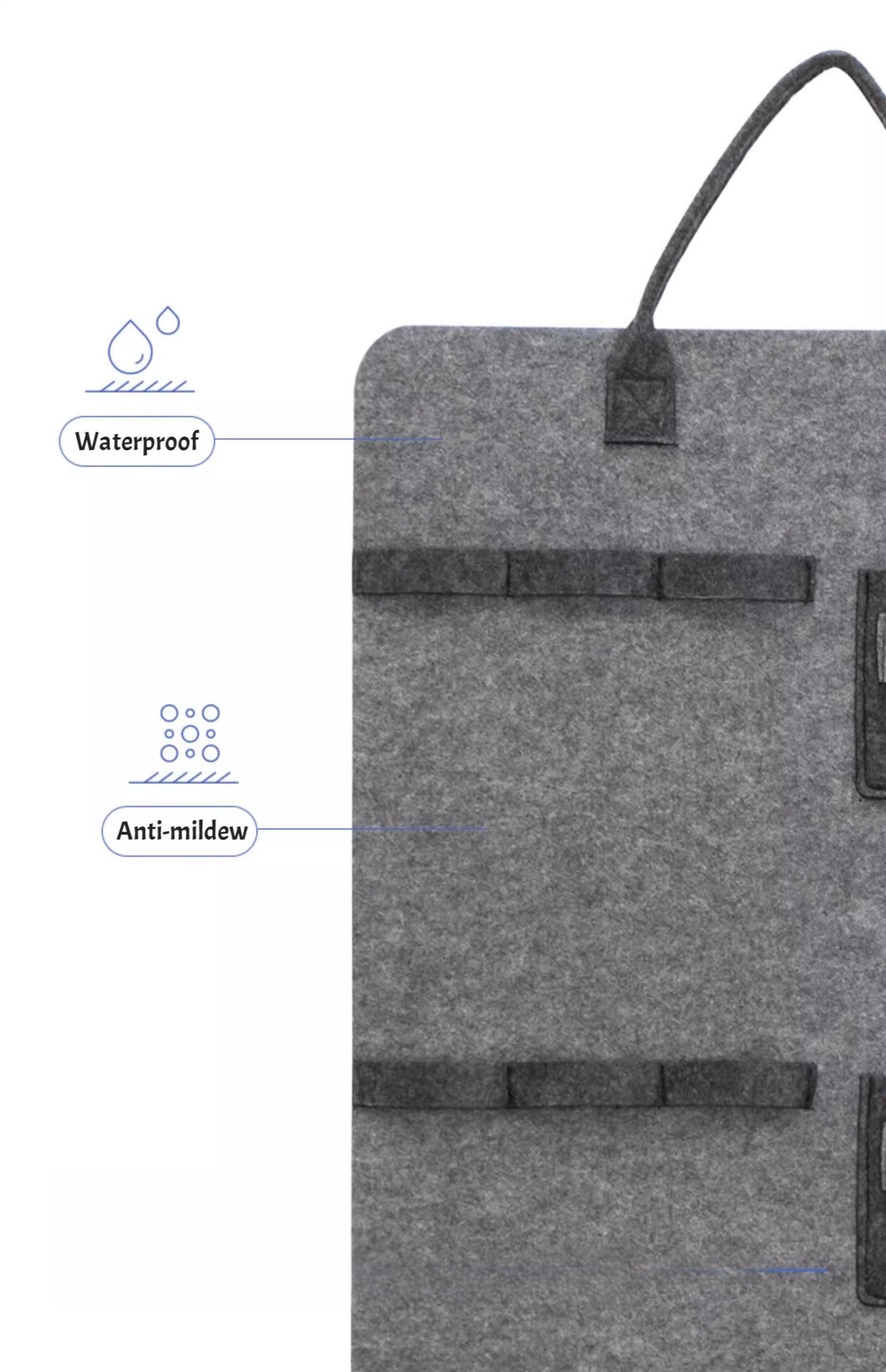 Wall-Hanging Cat Toy & Wand Organizer