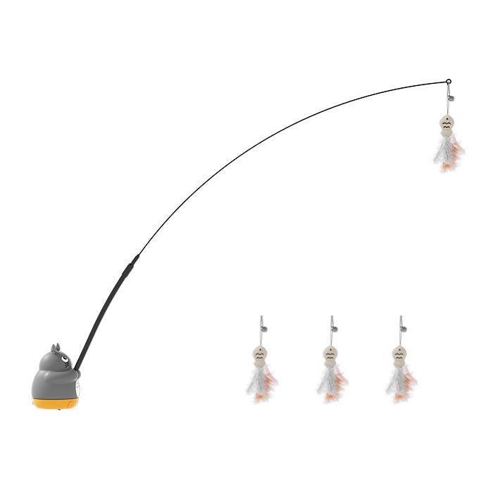 360° Rotating Interactive Cat Wand Toy