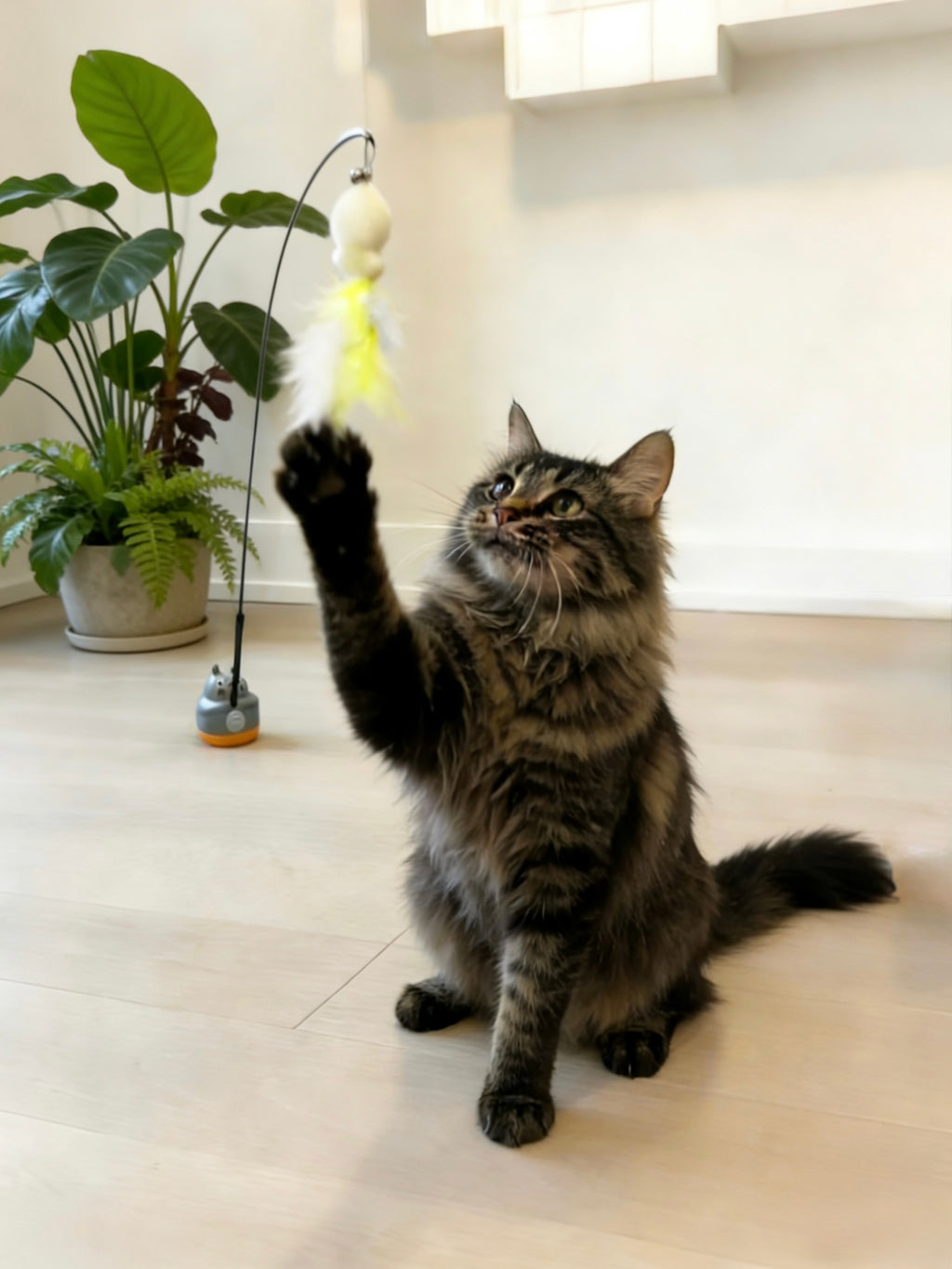 360° Rotating Interactive Cat Wand Toy