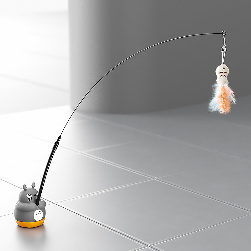 360° Rotating Interactive Cat Wand Toy